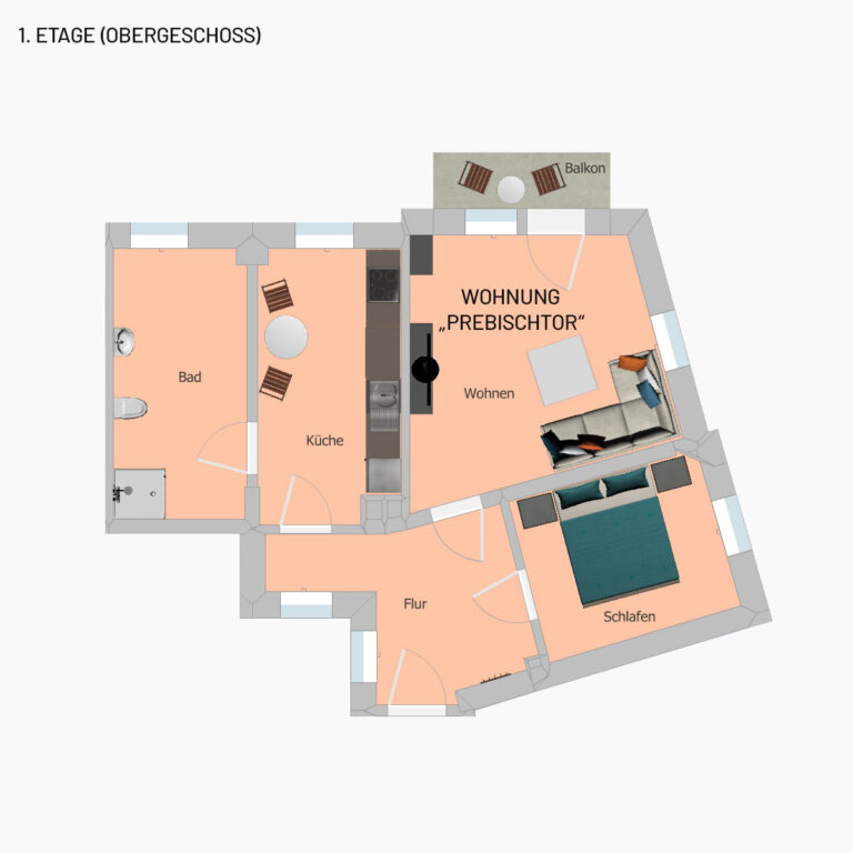 Grundriss Prebischtor