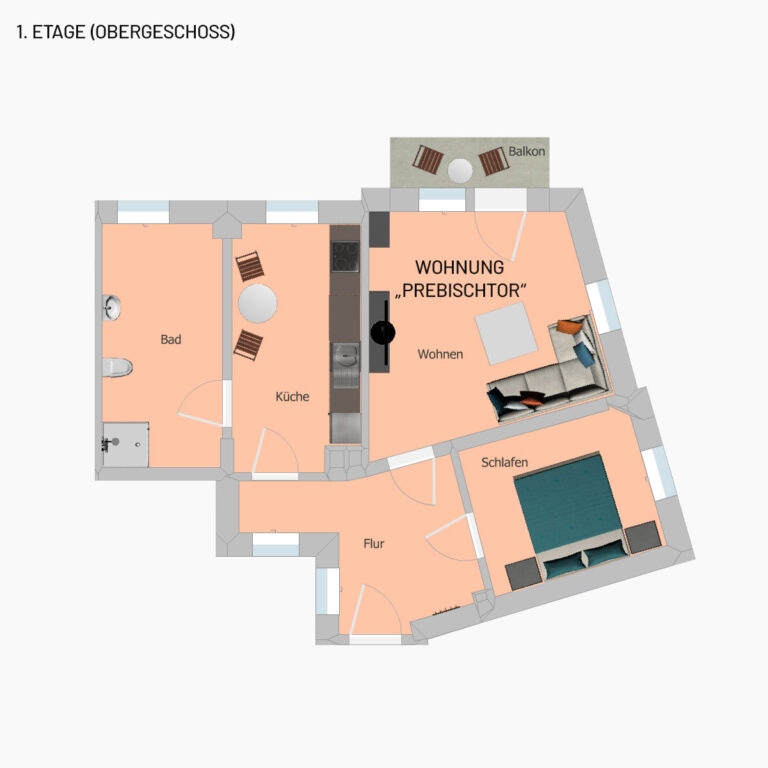 Grundriss Prebischtor