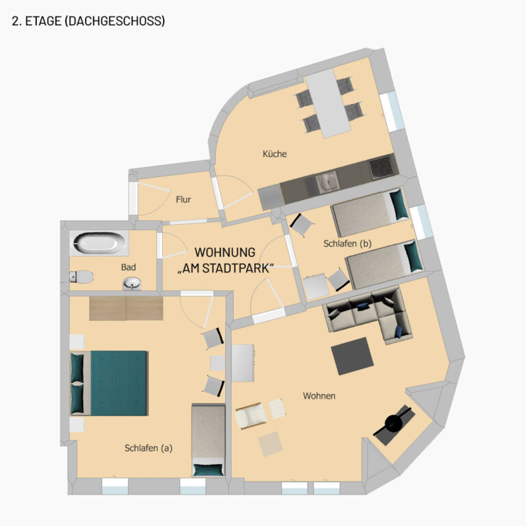 Grundriss Am Stadtpark