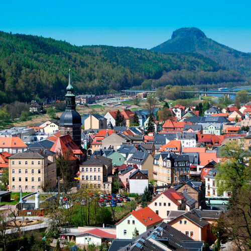 Blick auf Bad Schandau