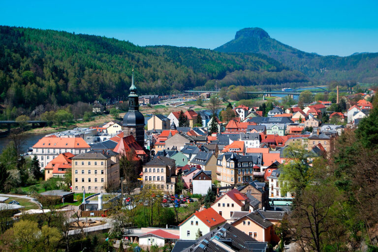 Blick auf Bad Schandau