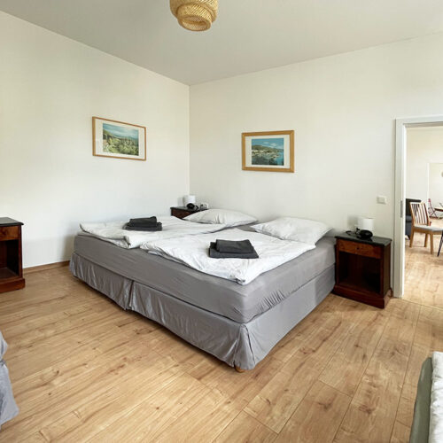 Wohnung Kirnitzschtal - Schlafzimmer mit 4 Betten