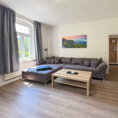 Prebischtor - Wohnzimmer mit Balkon