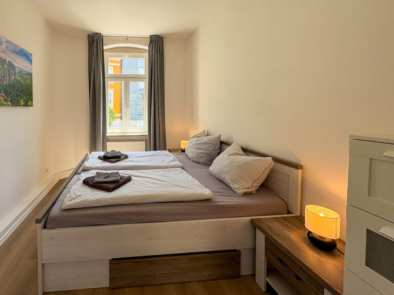 Prebischtor - Schlafzimmer mit Doppelbett