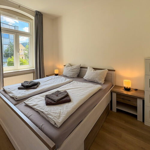 Prebischtor - Schlafzimmer mit Doppelbett