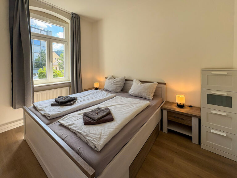Prebischtor - Schlafzimmer mit Doppelbett