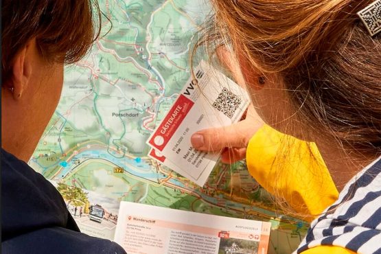 Gästekarte Sächsische Schweiz mobil Gäste vom Haus Felsenruh nutzen die Gästekarte Sächsische Schweiz mobil